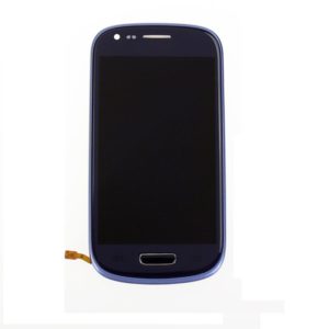 LCD displej + dotyková plocha s predným krytom Samsung Galaxy S3 mini i8190 blue SWAP
