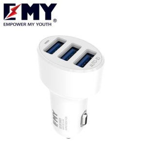 Autonabijačka EMY MY-117 5V 4.2A Universal Mini USB 3Port White