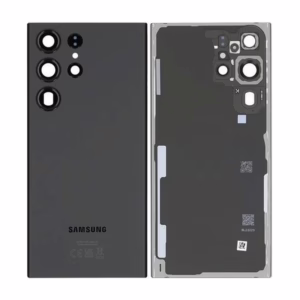 Zadný batériový kryt + sklíčka kamery pre Samsung Galaxy S22Ultra 5G Phantom Black Premium