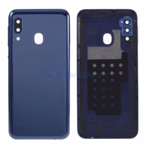 Zadný batériový kryt + sklíčka kamery pre Samsung Galaxy A20e A202 Blue Premium