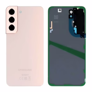 Zadný batériový kryt + sklíčka kamery pre Samsung Galaxy S22 5G Pink Gold Premium