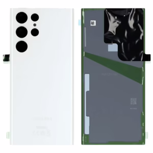 Zadný batériový kryt + sklíčka kamery pre Samsung Galaxy S22Ultra 5G Phantom White Premium