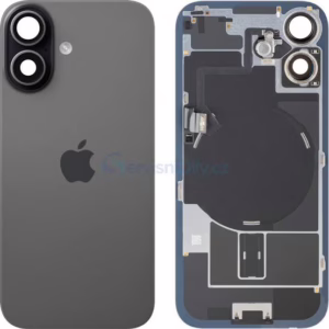 Zadný batériový kryt + sklíčka kamery pre Apple iPhone 17 Black Premium