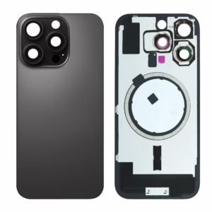 Zadný batériový kryt + sklíčka kamery pre Apple iPhone 16 Pro Max Black Titanium Premium