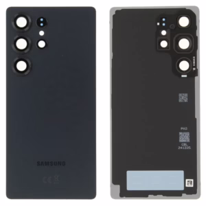 Zadný batériový kryt+sklíčka kamery pre Samsung Galaxy S25 Ultra 5G Titanium Black Premium