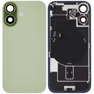 Zadný batériový kryt + sklíčka kamery pre Apple iPhone 17 Sage Premium