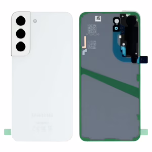 Zadný batériový kryt + sklíčka kamery pre Samsung Galaxy S22 5G Phantom White Premium